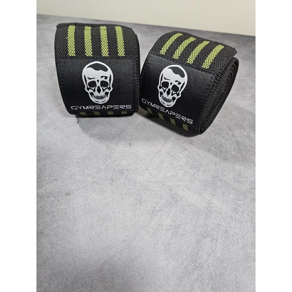 Gym Reaper Fitness Elastic Knee Support Wraps For Lifting - Picture 1 of 5